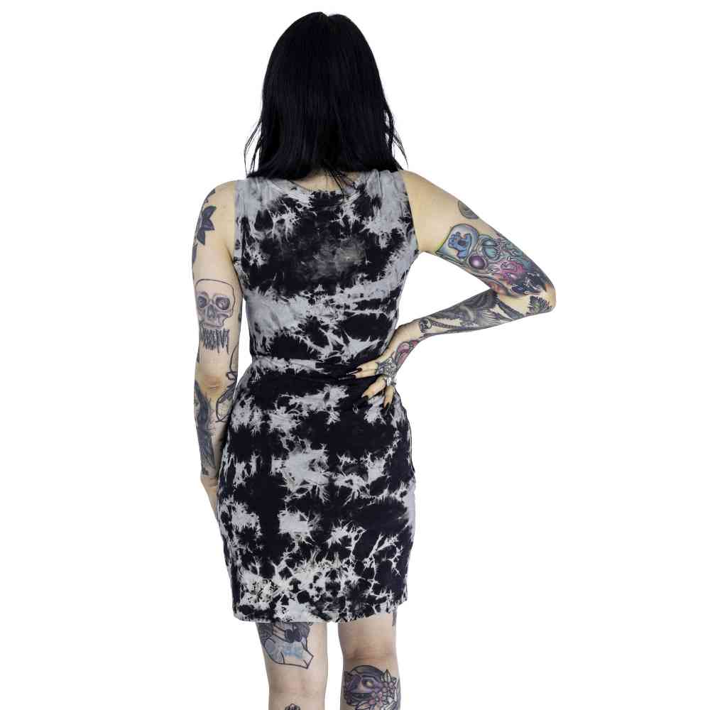 Poizen Industries - CYRENE Bleistift kleid - Schwarz/Grau